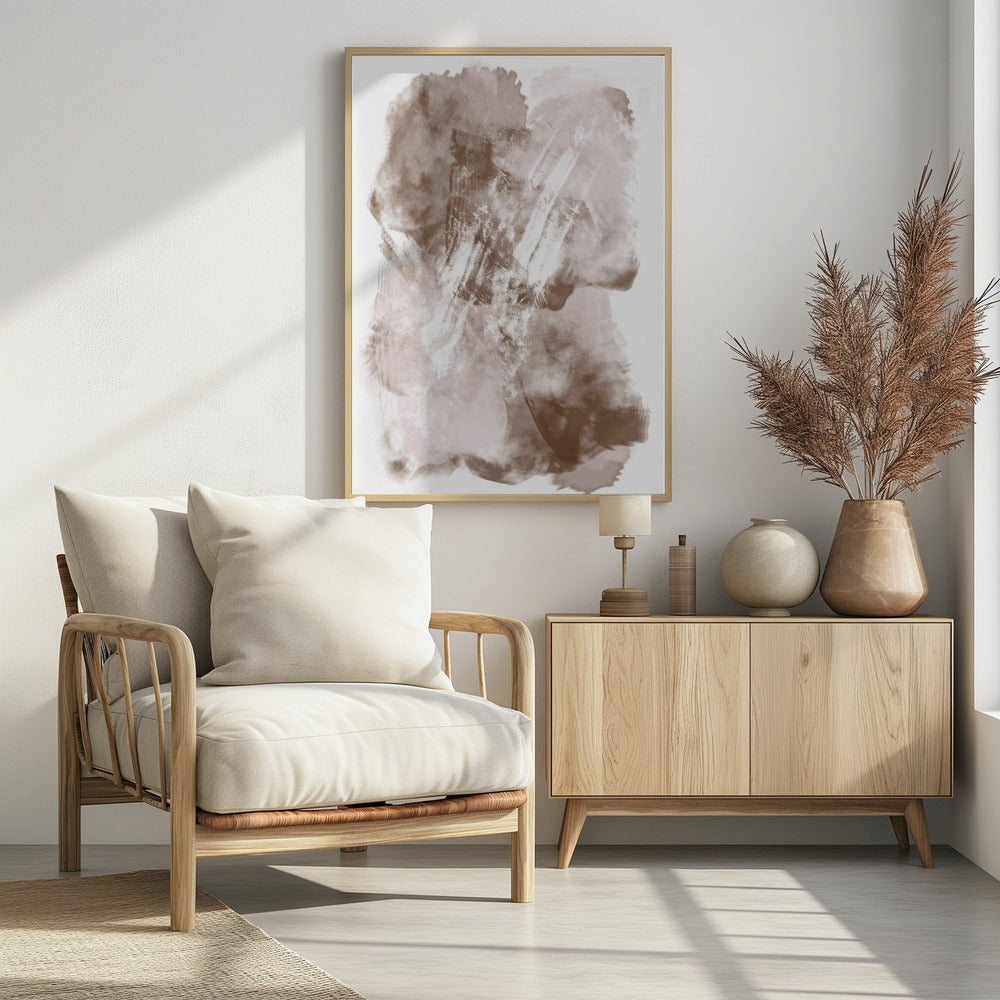 Abstract Mocha Coffee - Poster / Art Print