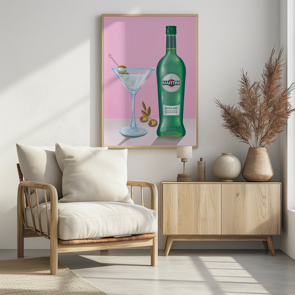 Martini Cocktail - Poster / Art Print