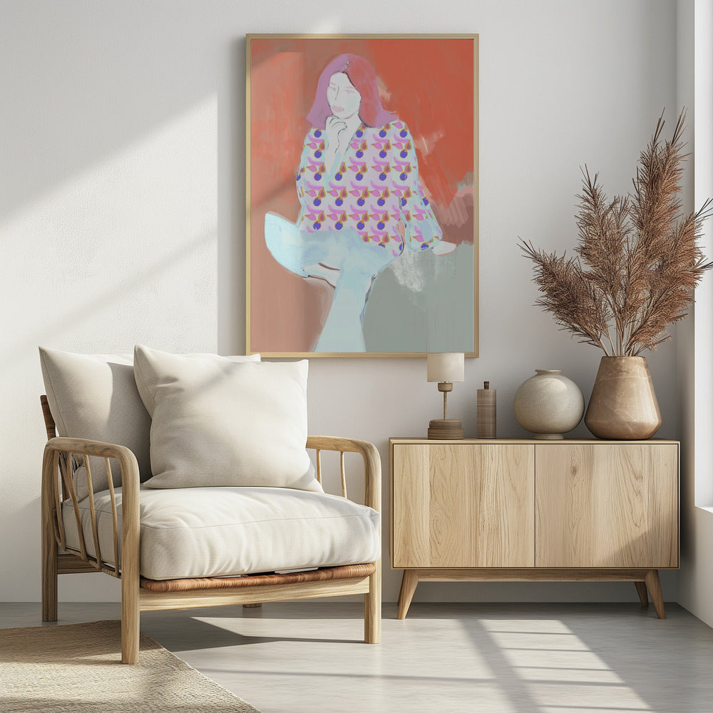 Pyjama Woman 2 - Poster / Art Print