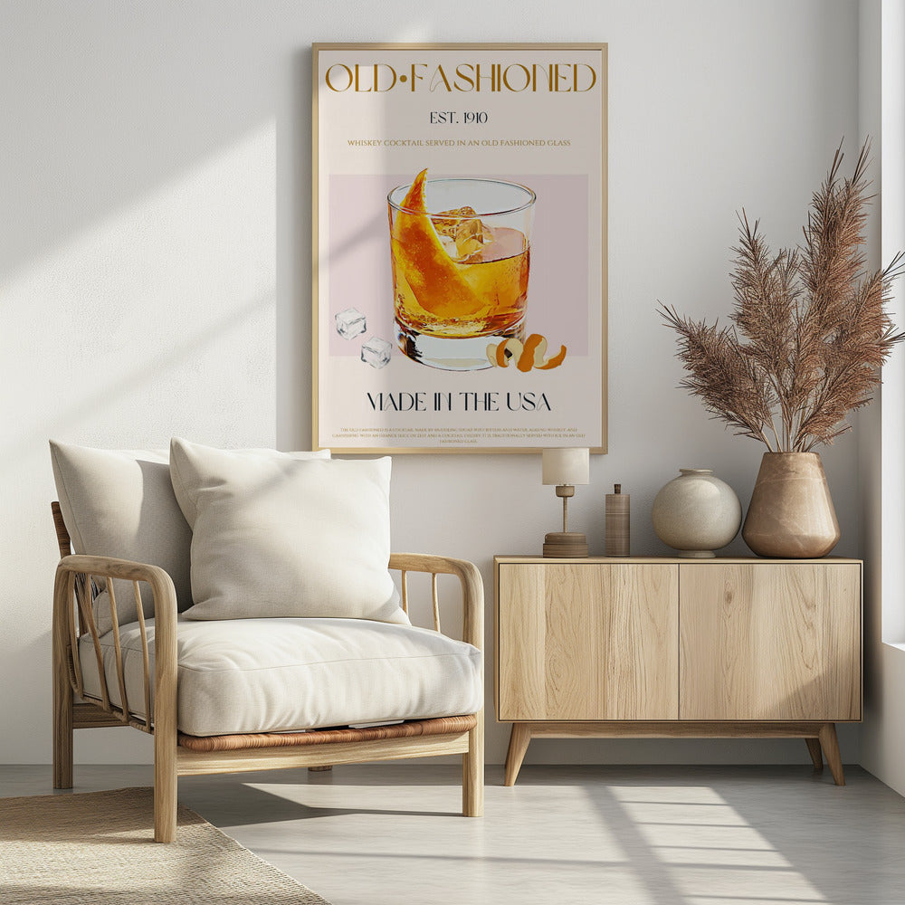 Old fashioned print - Poster / Art Print