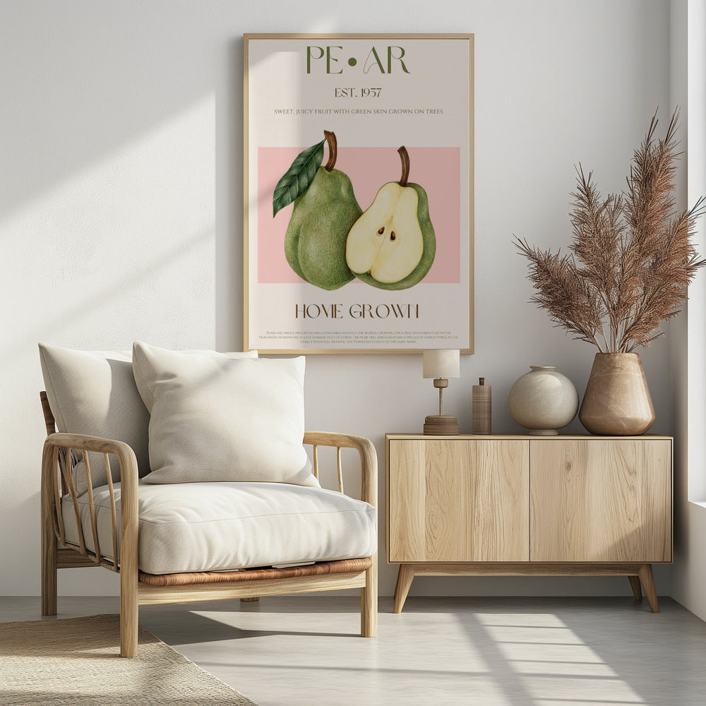 Pear print - Poster / Art Print