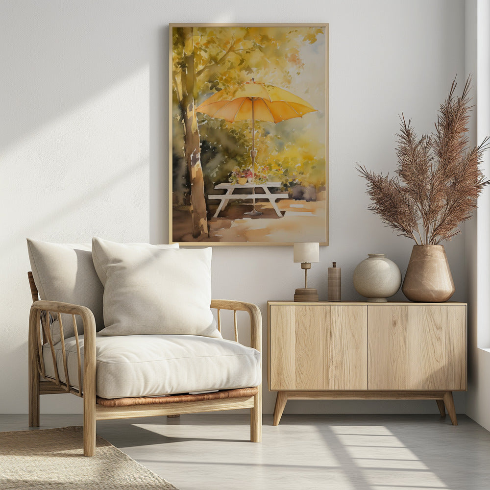 Summer In The Back Garden - Poster / Art Print