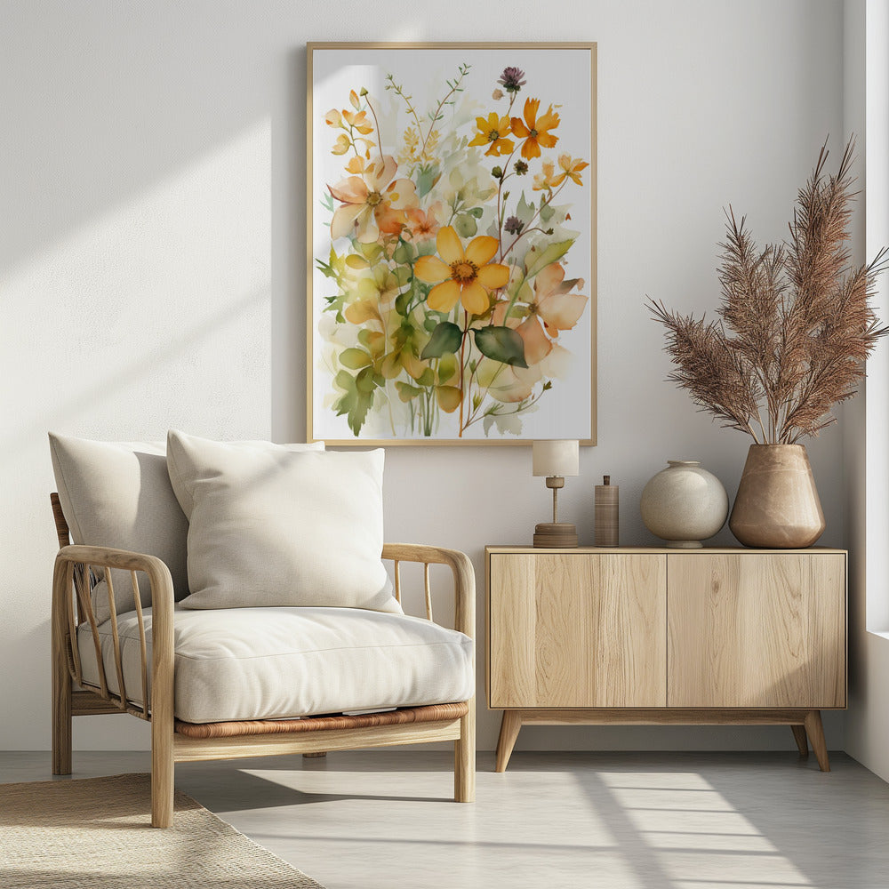 Summer Flowers No 4 - Poster / Art Print