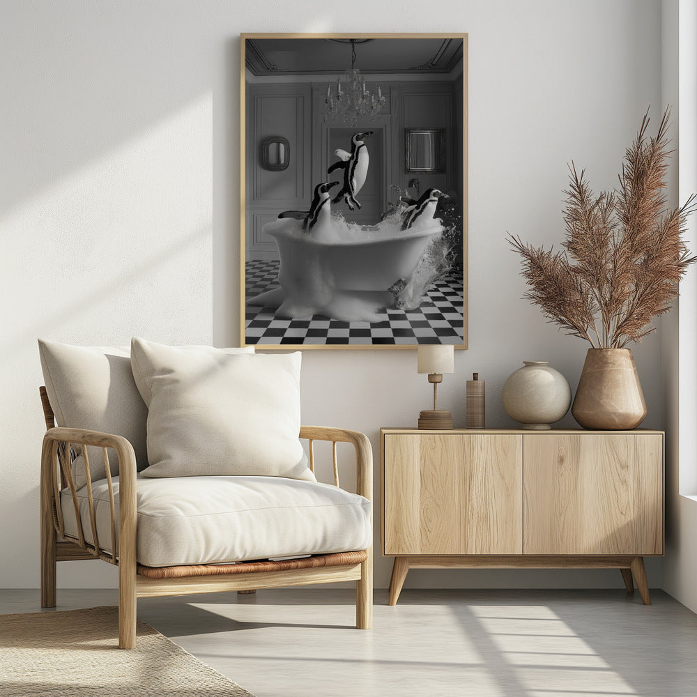 Penguin Party - Poster / Art Print