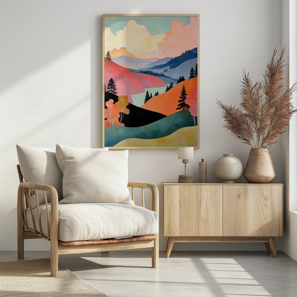 Romance of the Hills Art Print - Poster / Art Print