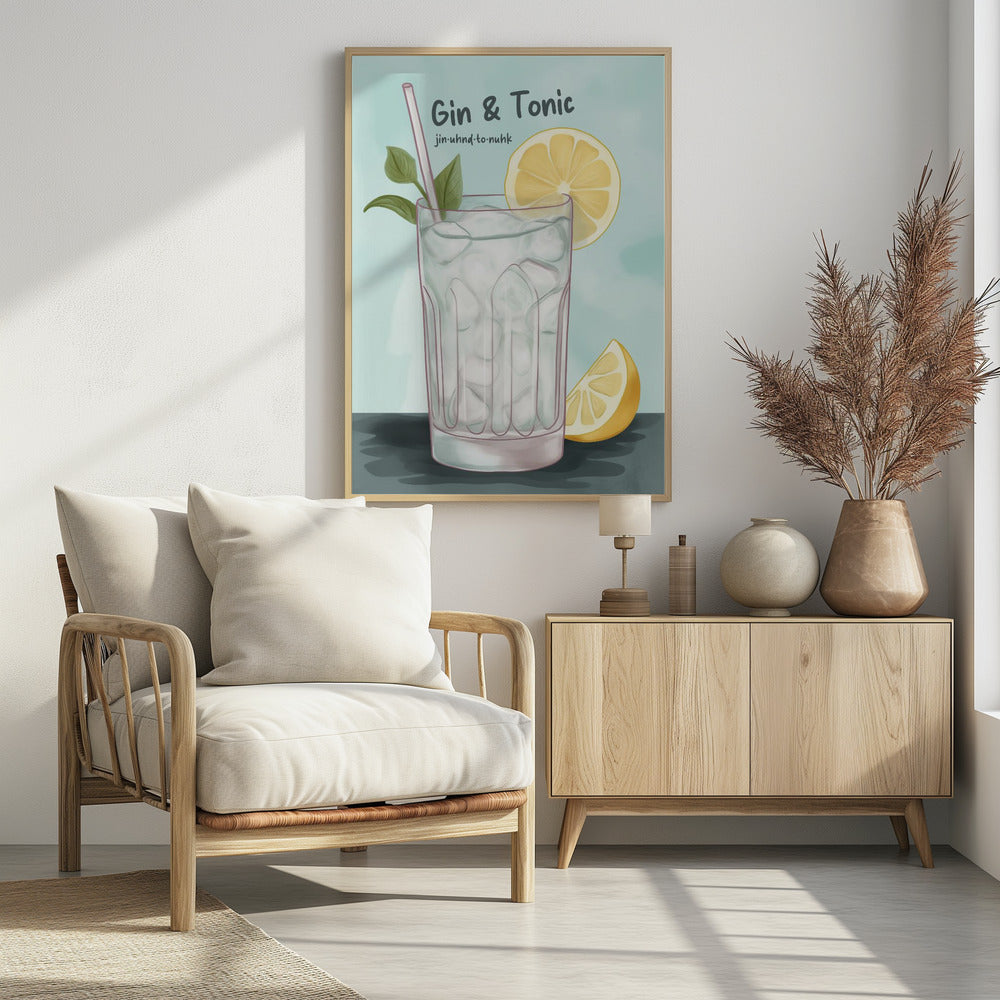 Gin and Tonic - Poster / Art Print