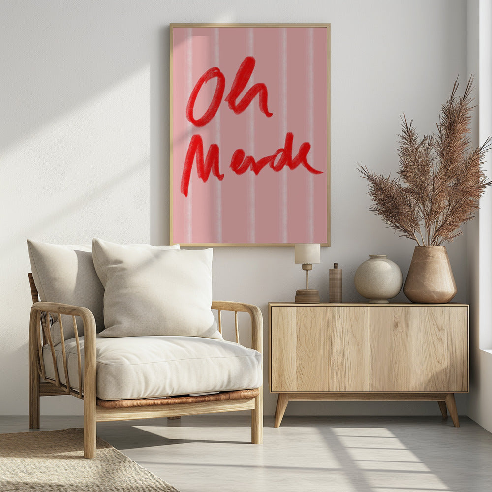 Oh Merde - Poster / Art Print
