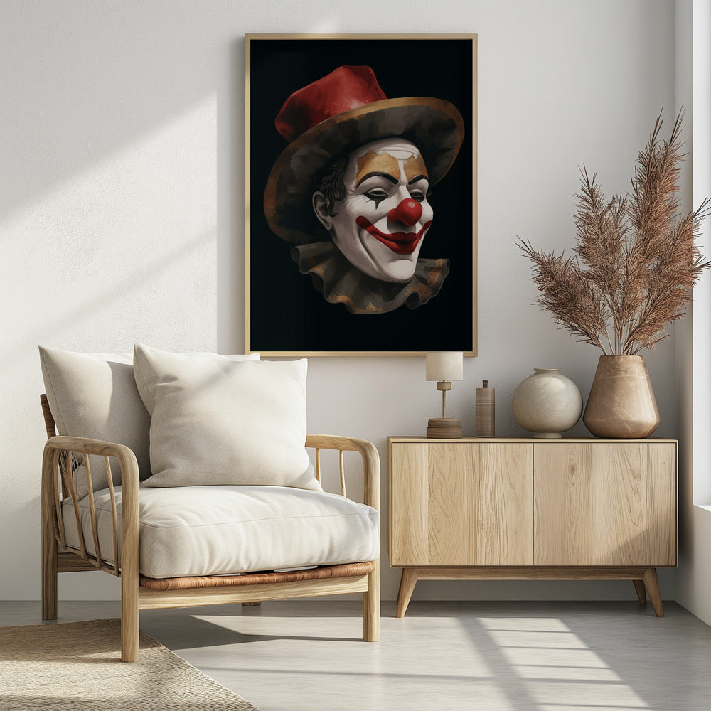 The Smiling Clown - Poster / Art Print
