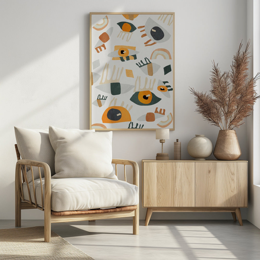 Abstract Art Eyes - Poster / Art Print