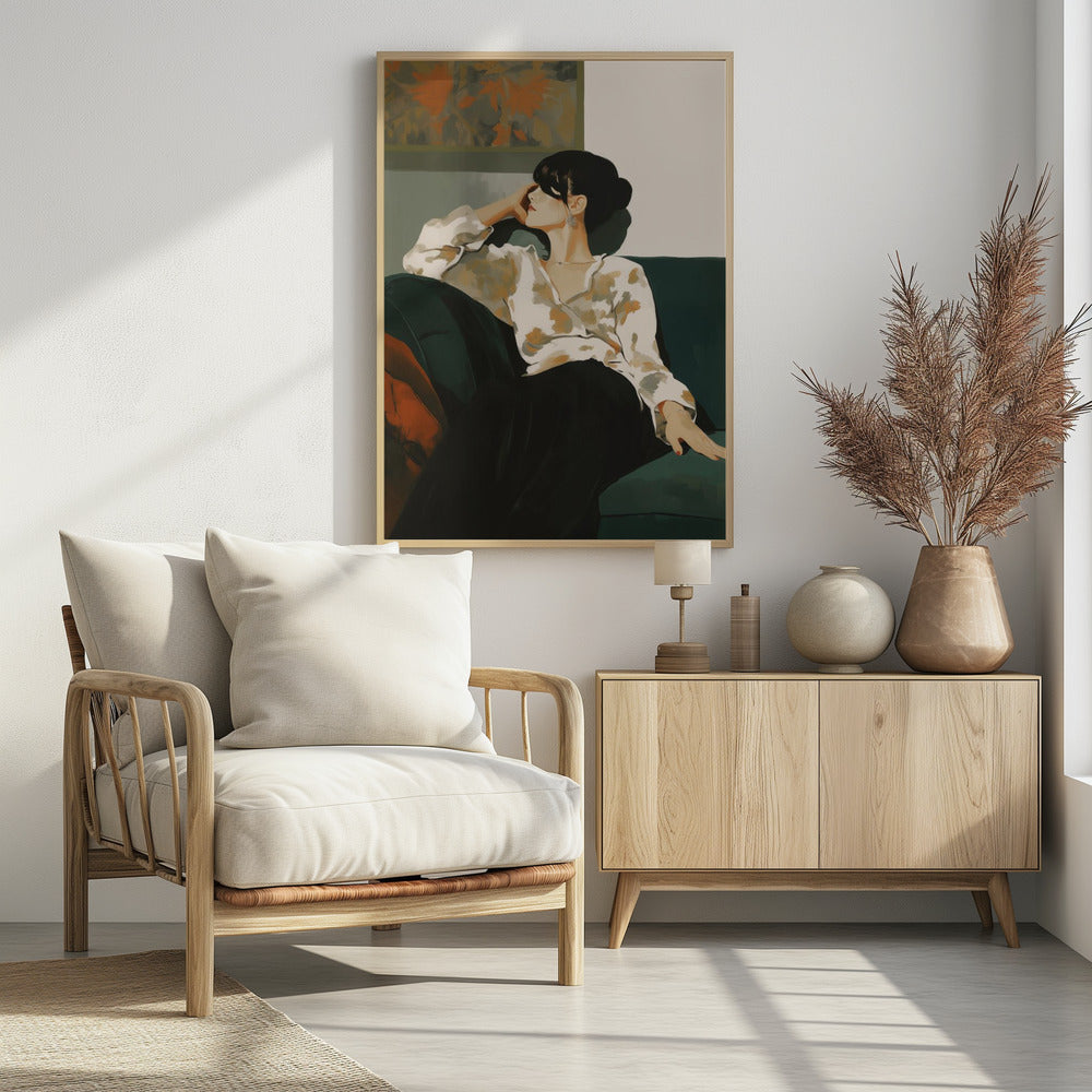 A Sunday In The Sofa - Poster / Art Print