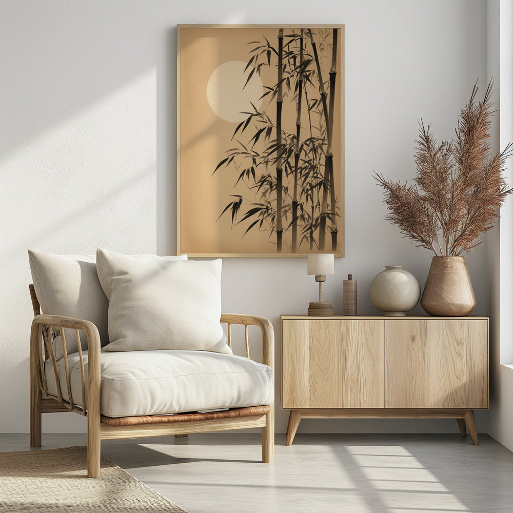 Evening Bamboo - Poster / Art Print