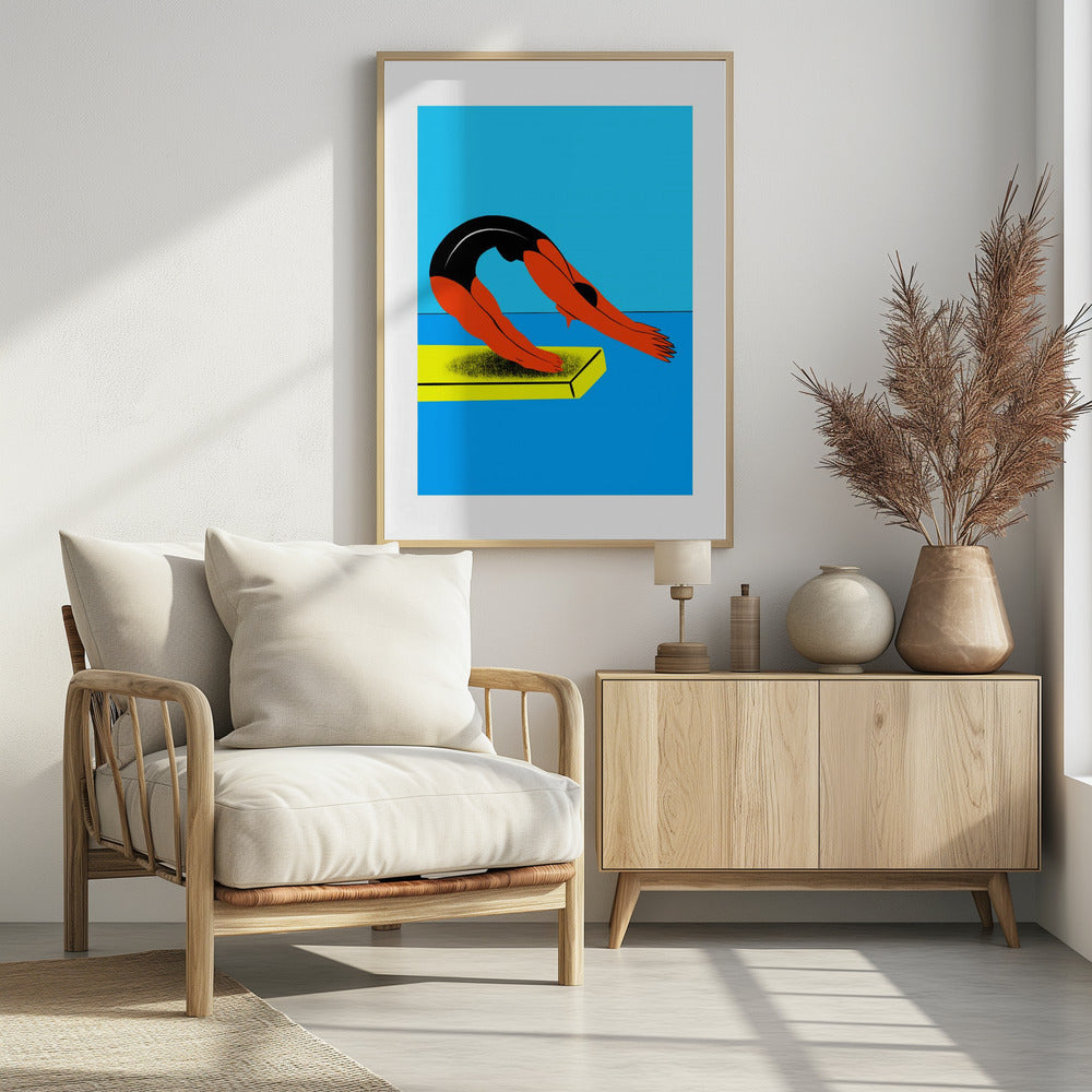 Swimmer - Poster / Art Print