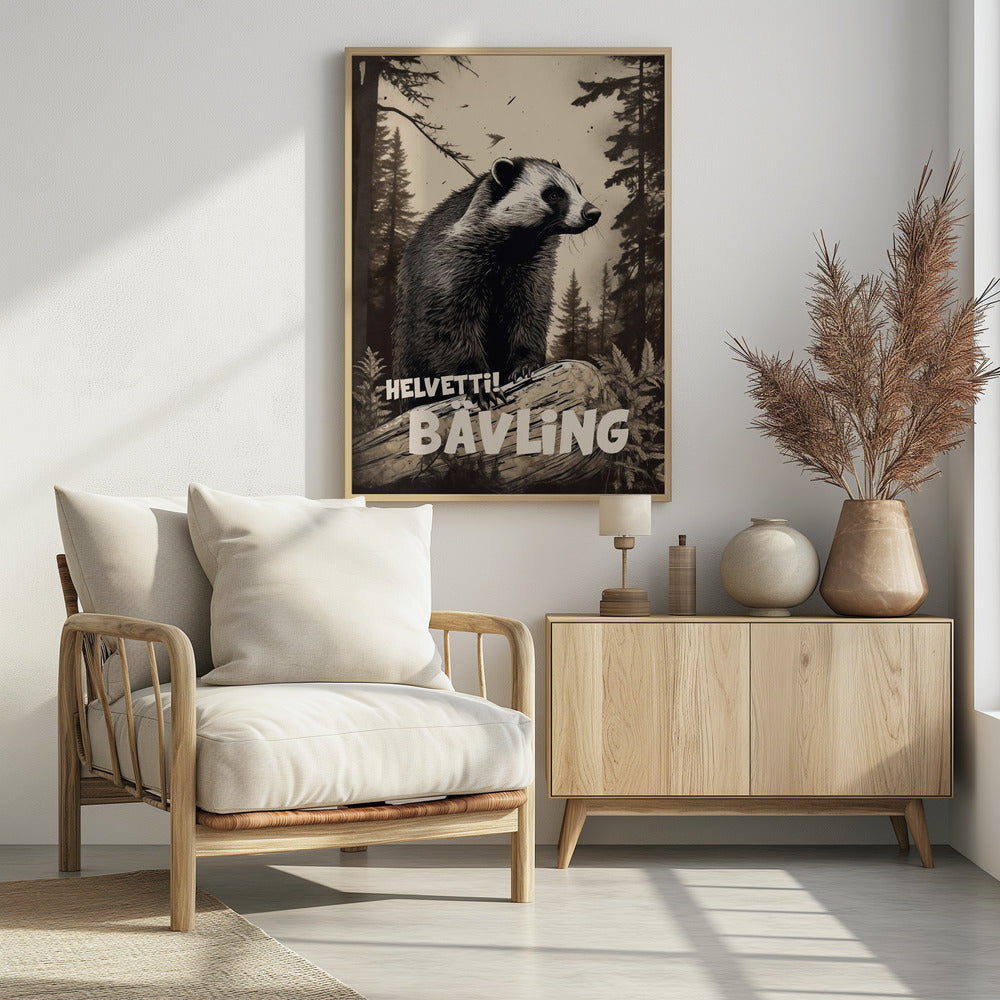 Helvetti Bävling - Poster / Art Print