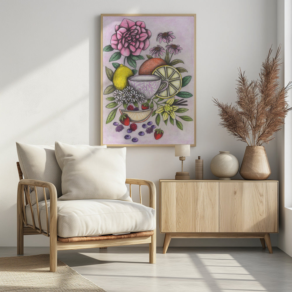 Rococo Tea - Poster / Art Print