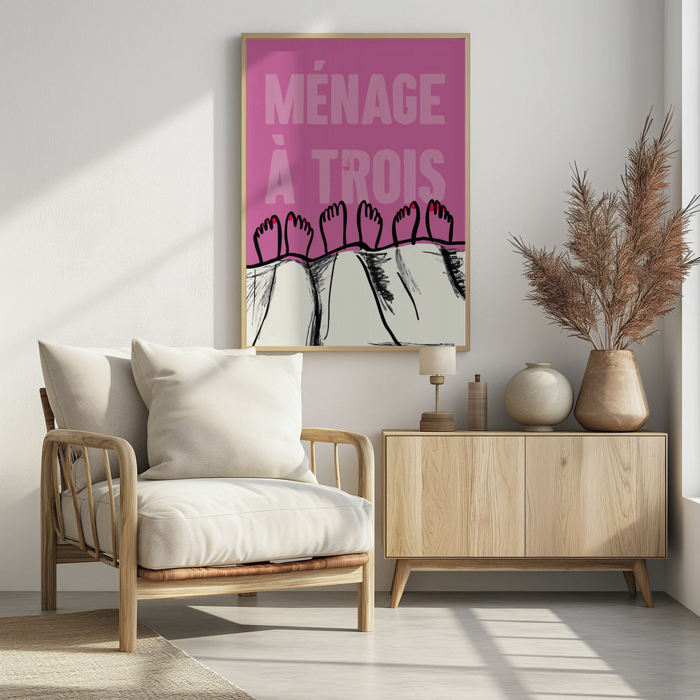 Three's Company - Poster / Art Print