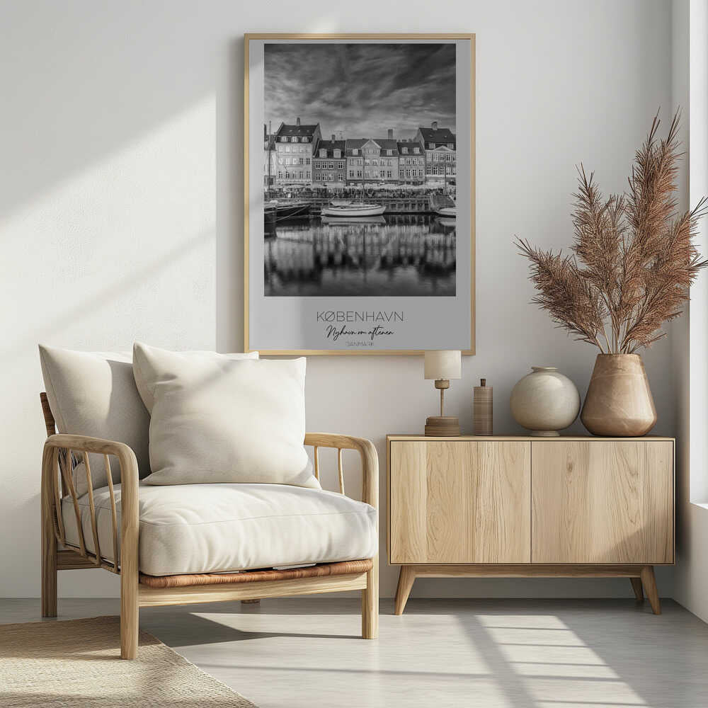 Copenhagen's Historic Harbor - Poster / Art Print