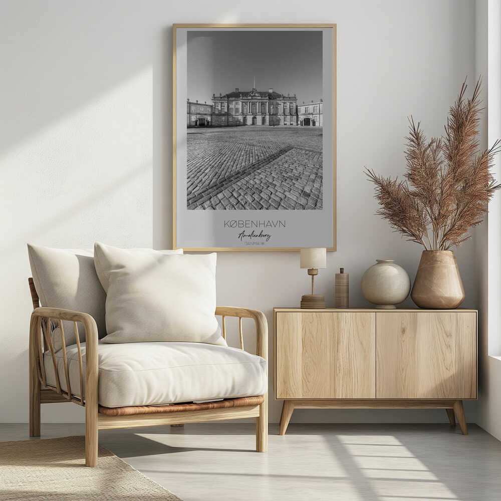 Amalienborg Palace In Copenhagen - Poster / Art Print