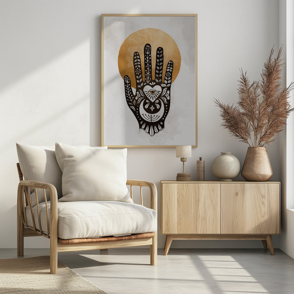 Mystic Hand Design - Poster / Art Print