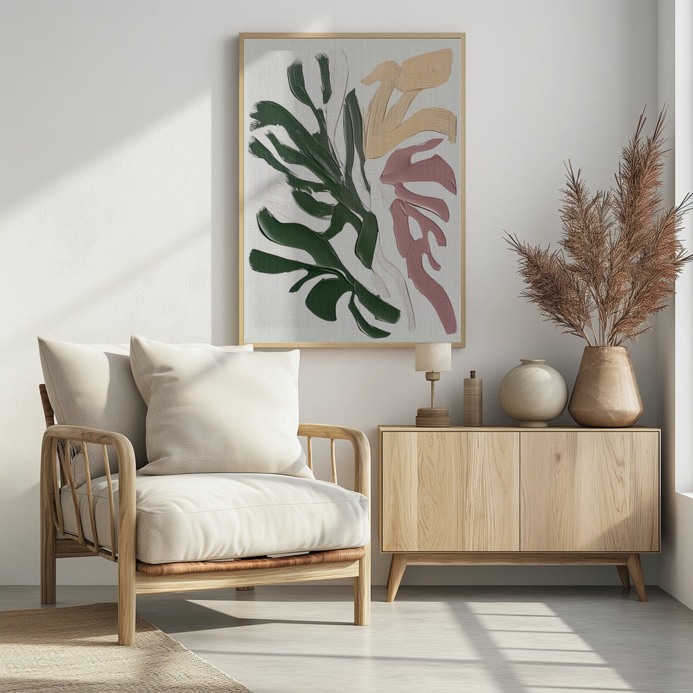 Painterly Florals II - Poster / Art Print