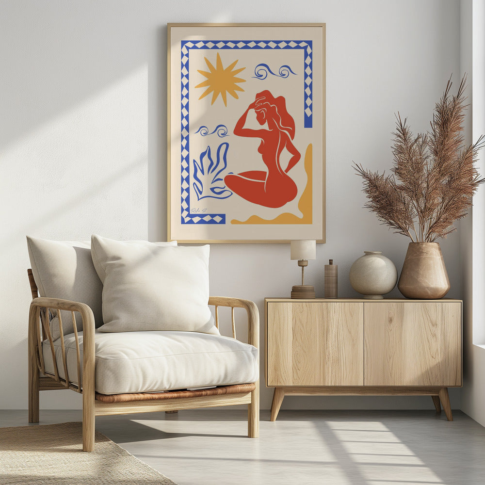 Sunbath (Trichromatic) - Poster / Art Print