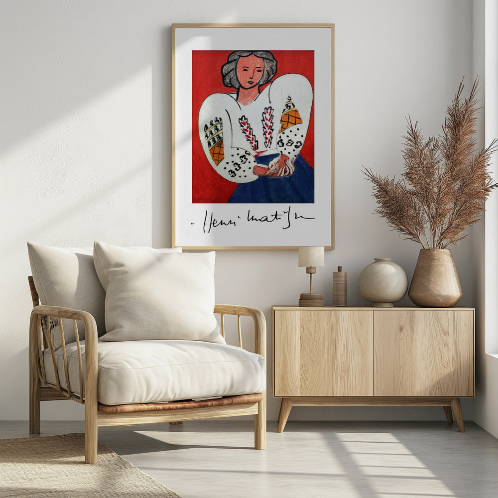 Henri Matisse, La Camicetta Romena, 1940 - Poster / Art Print