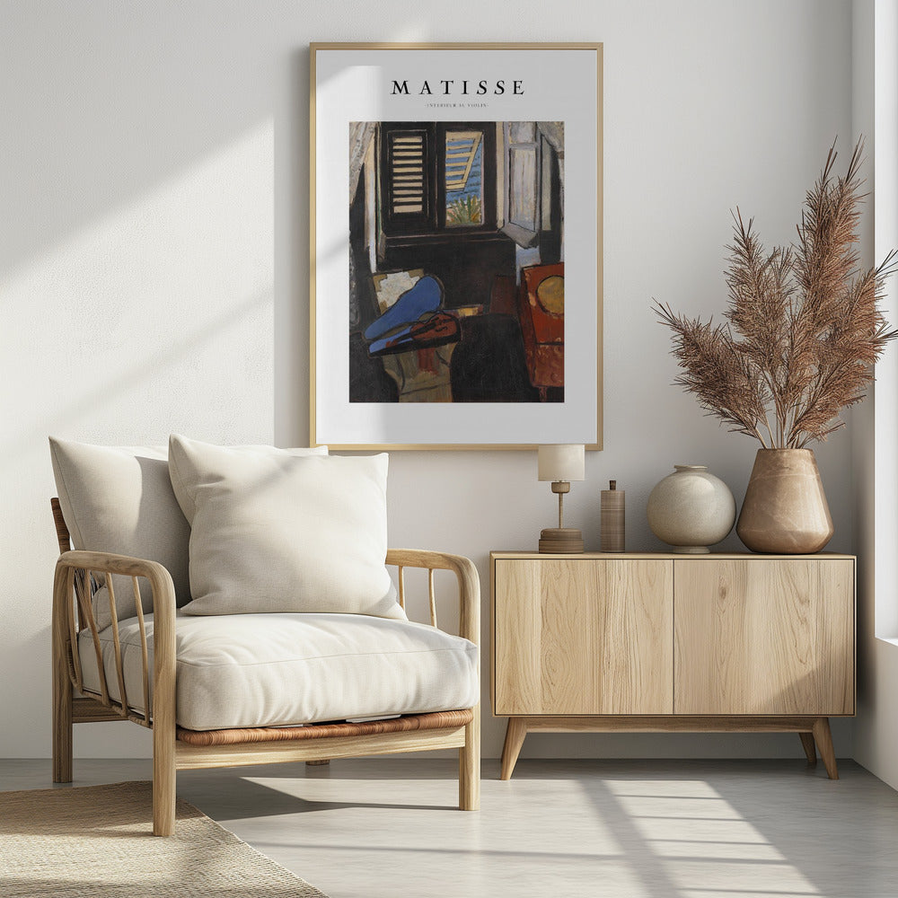 Intérieur Au Violon - Poster / Art Print
