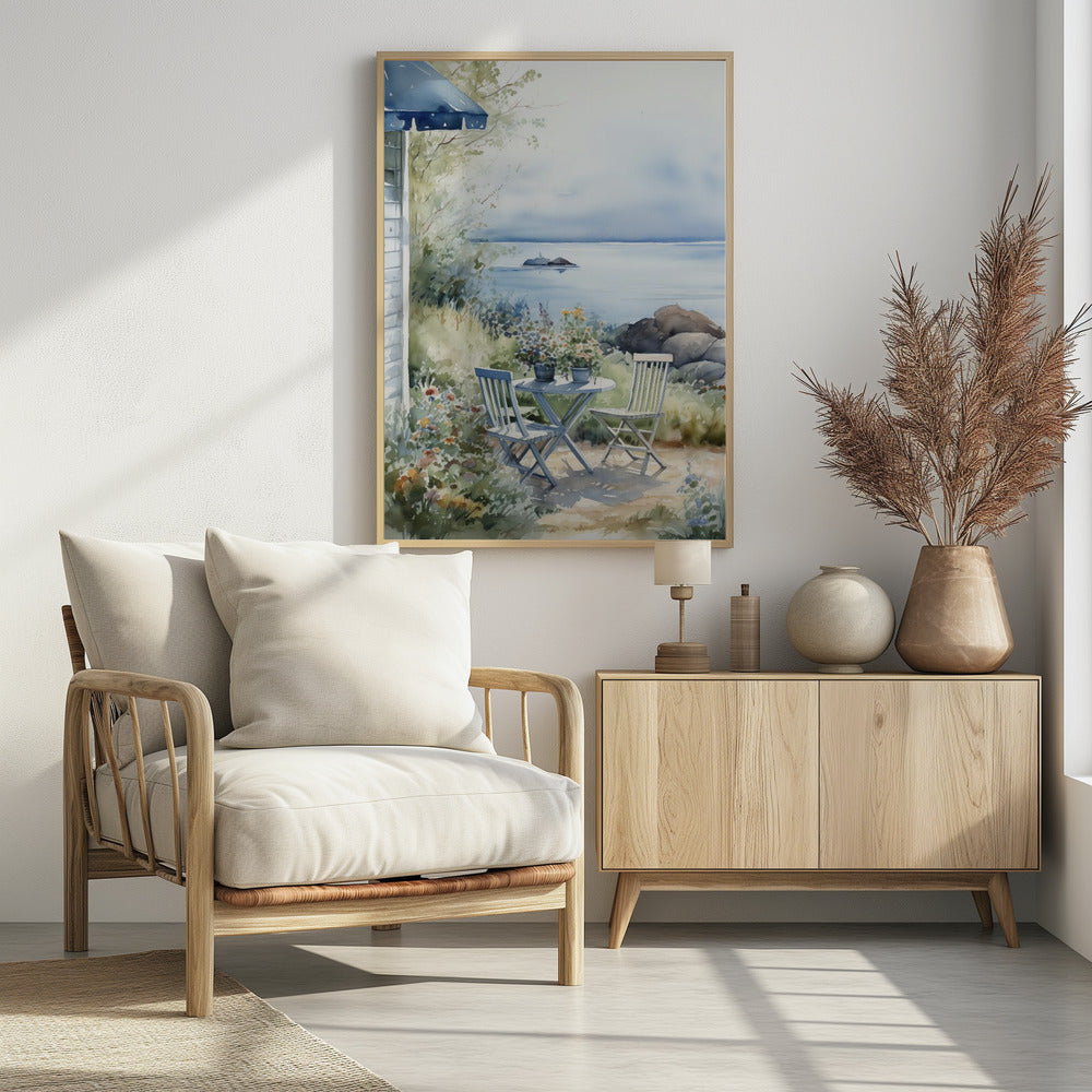 Summer Theme In Watercolor No 7 - Poster / Art Print
