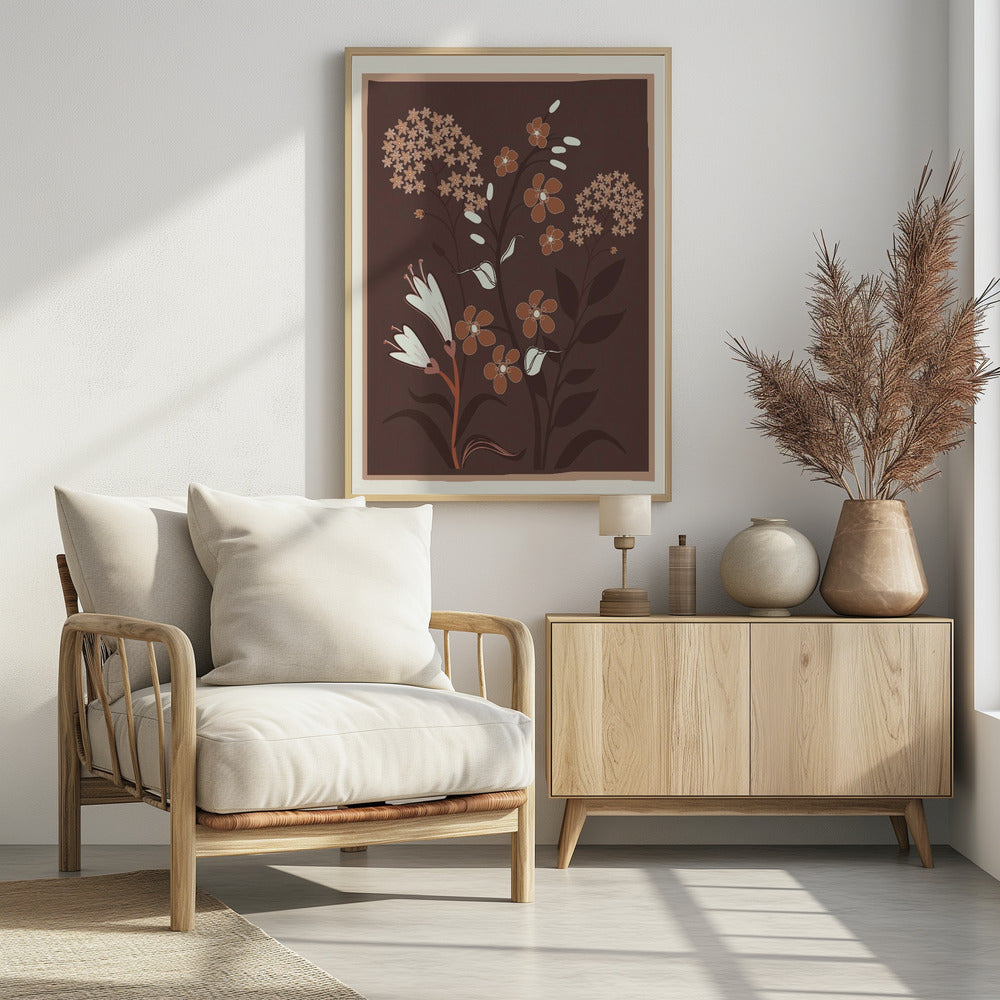 Floral Harmony - Poster / Art Print