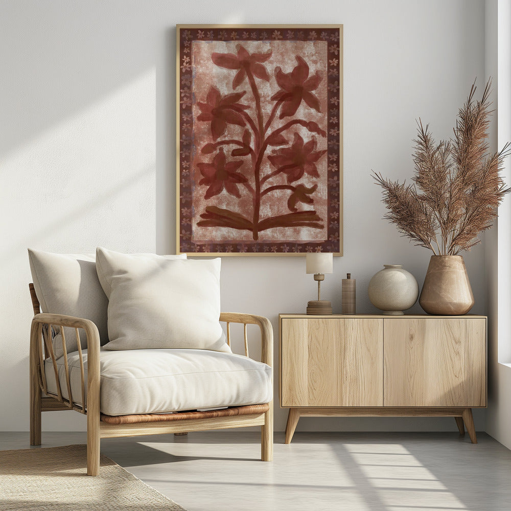 Floral Tapies - Poster / Art Print