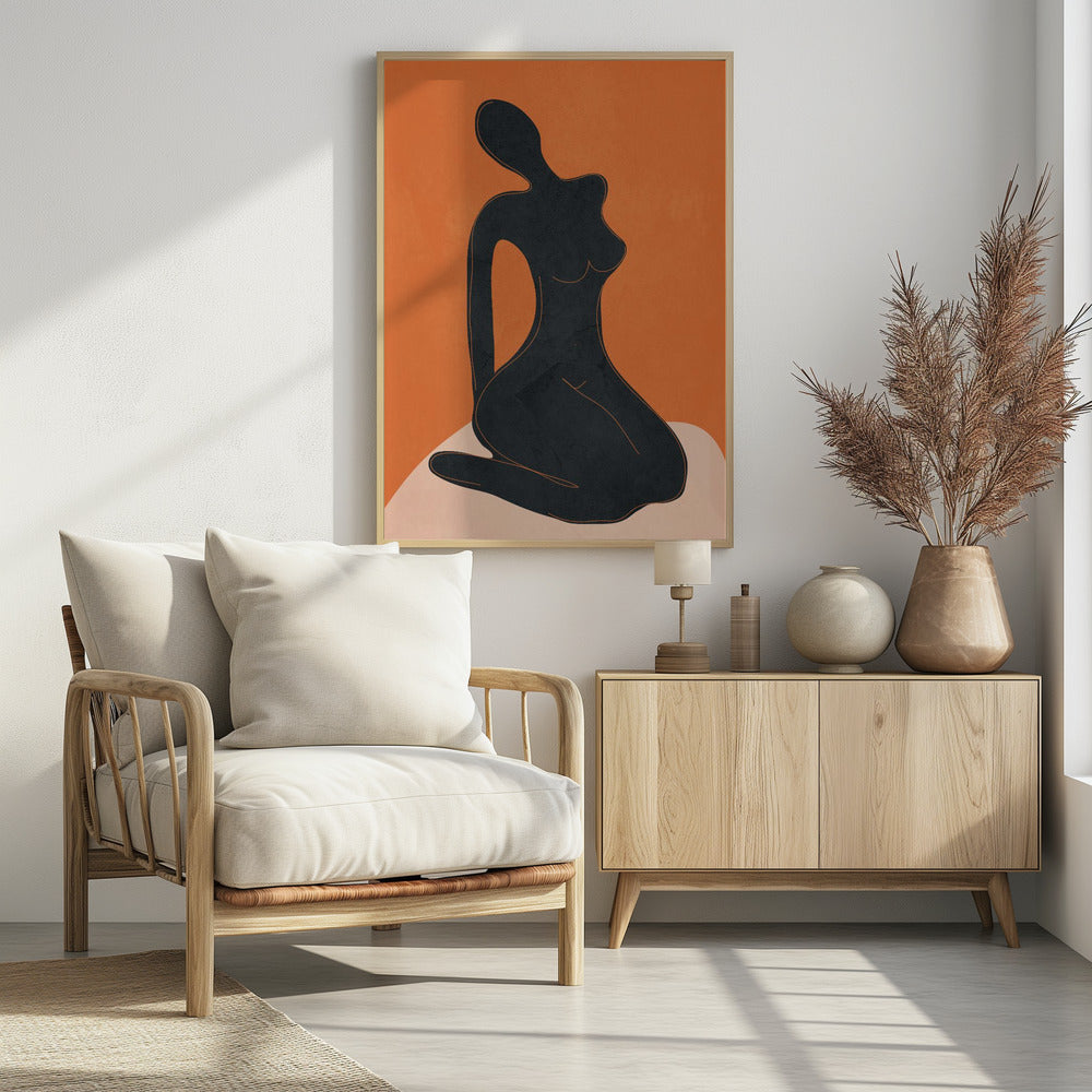 Abstract Nude II - Poster / Art Print