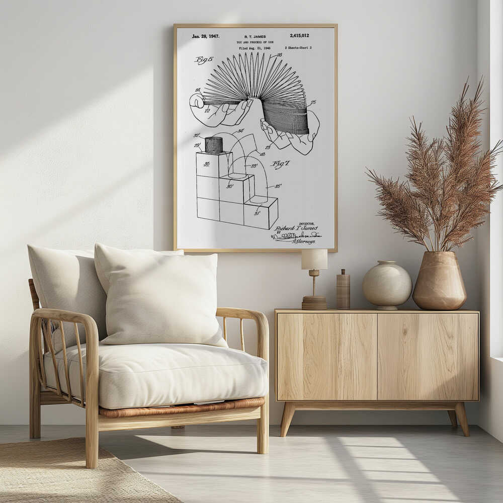 Toy and Process of Use Patent 1947 - Poster / Art Print