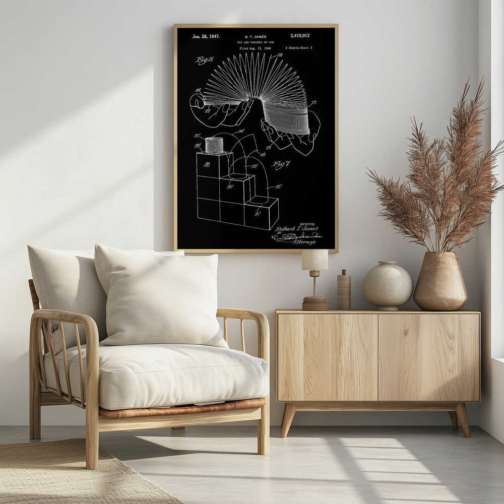 Toy and Process of Use Patent 1947 - Poster / Art Print