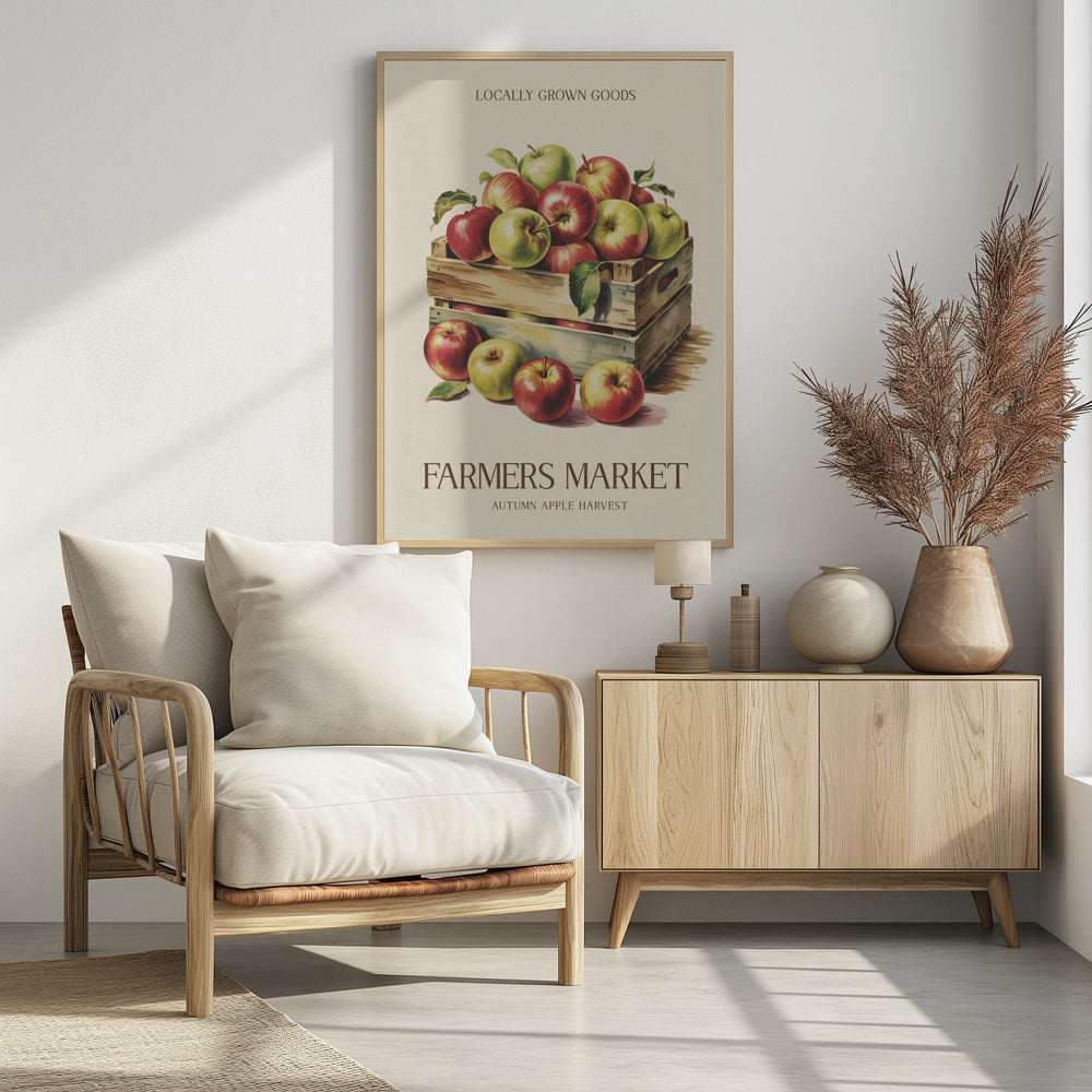 Farmers Market Apple - Poster / Art Print
