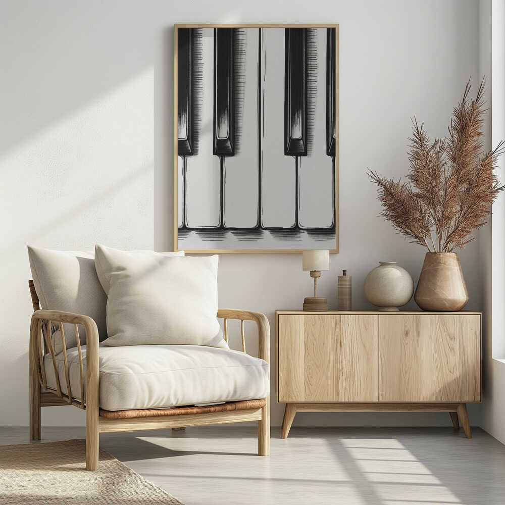 Piano Keys - Poster / Art Print