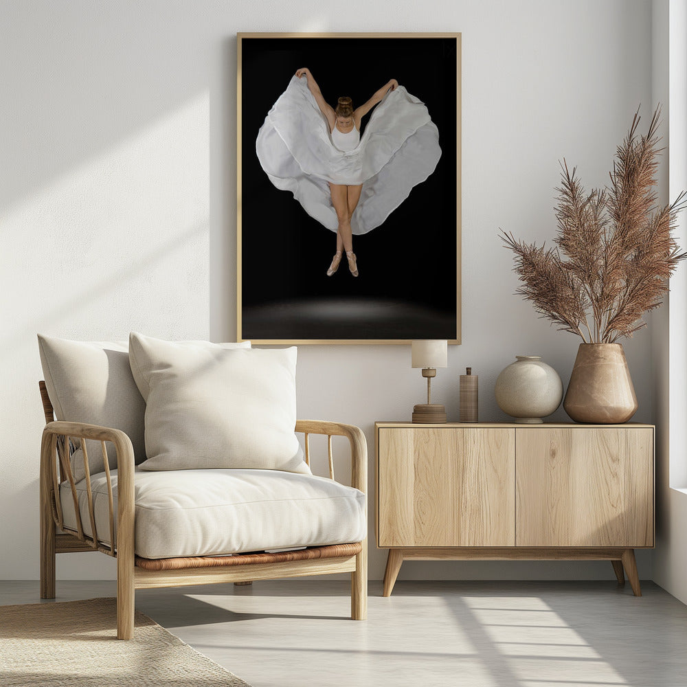 Entrechat en Blanc - Poster / Art Print
