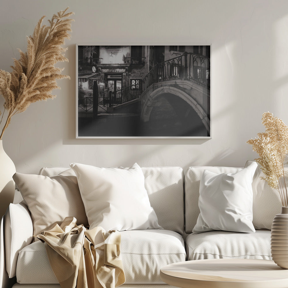 Trattoria al Ponte - Poster / Art Print