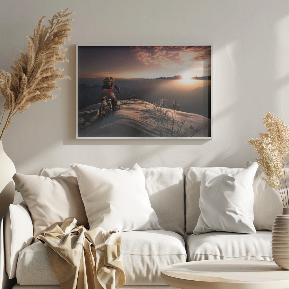Winter shredding - Poster / Art Print