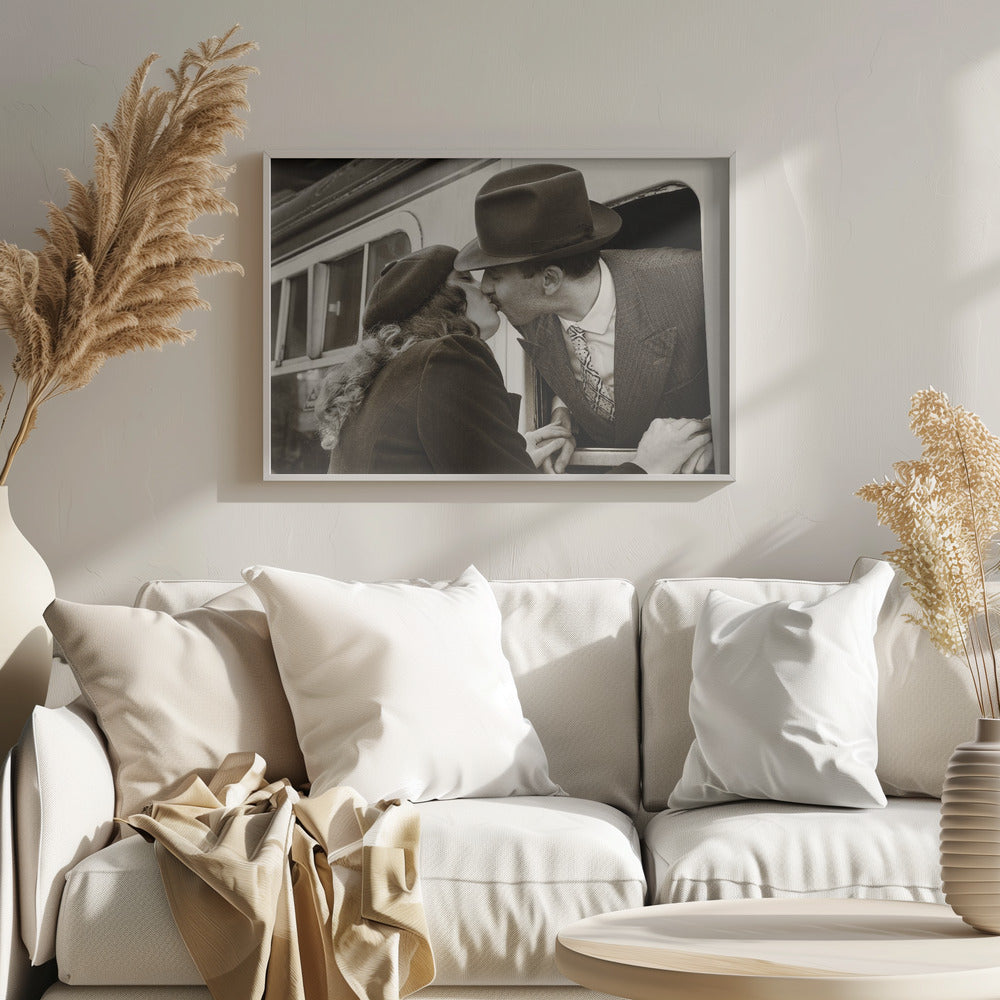 The Goodbye Kiss - Poster / Art Print