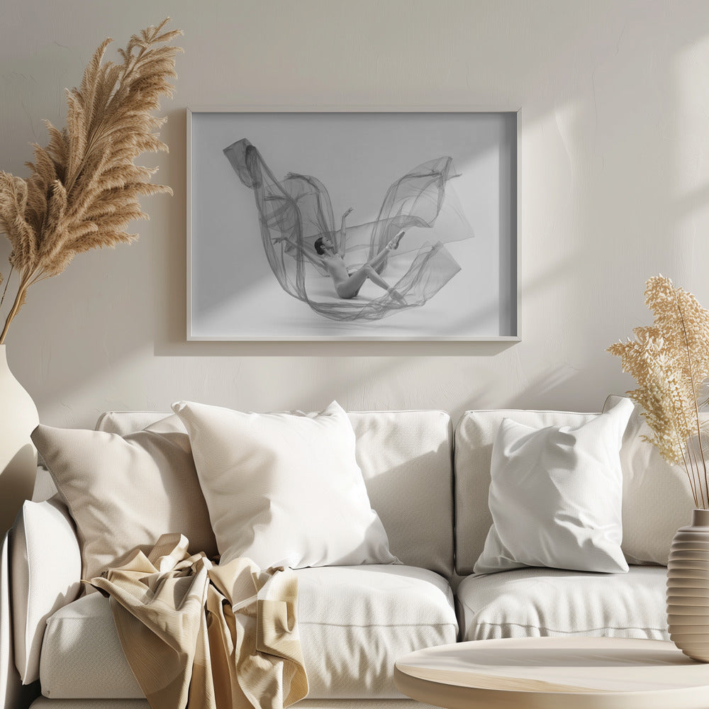 Ballerina Inside the cloth - Poster / Art Print