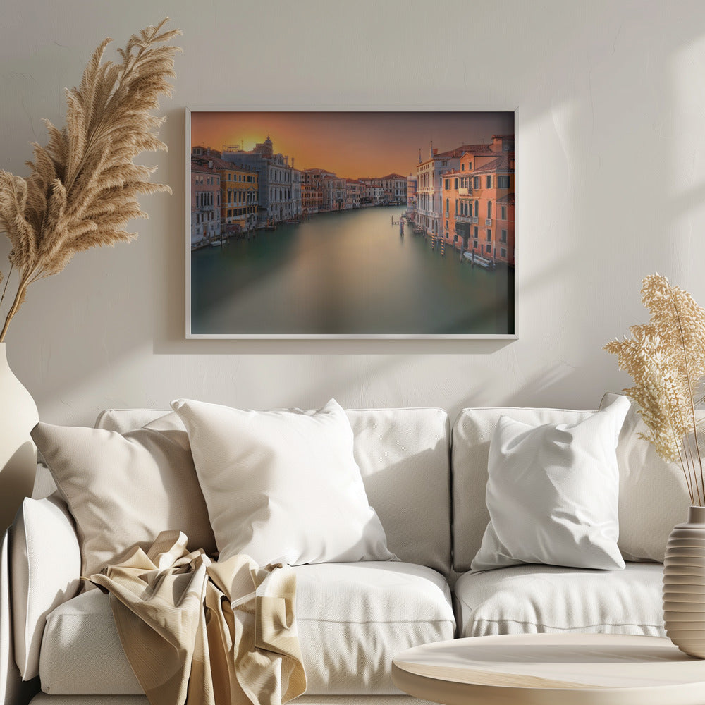 Sunset in Venice - Poster / Art Print