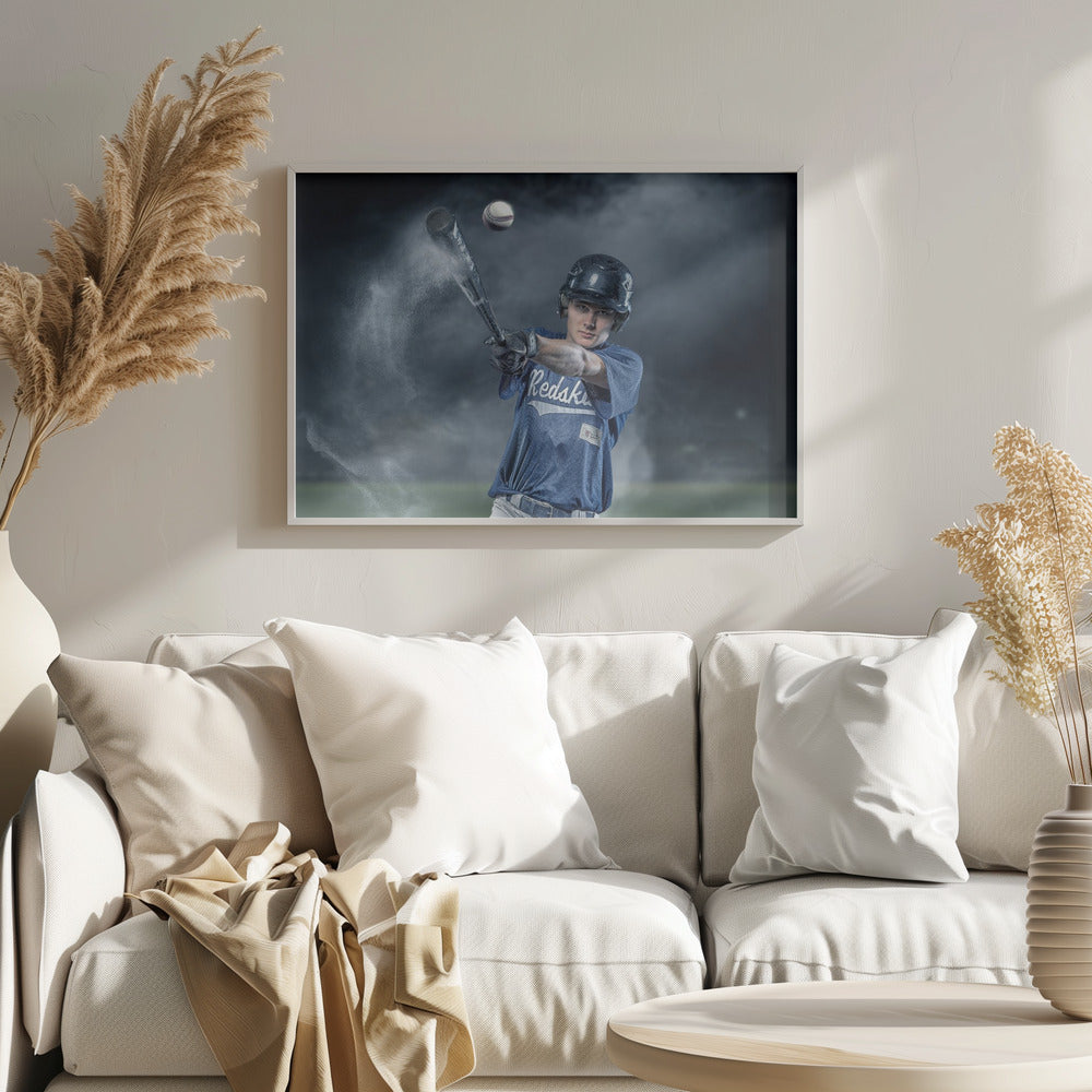 BaseballHit - Poster / Art Print