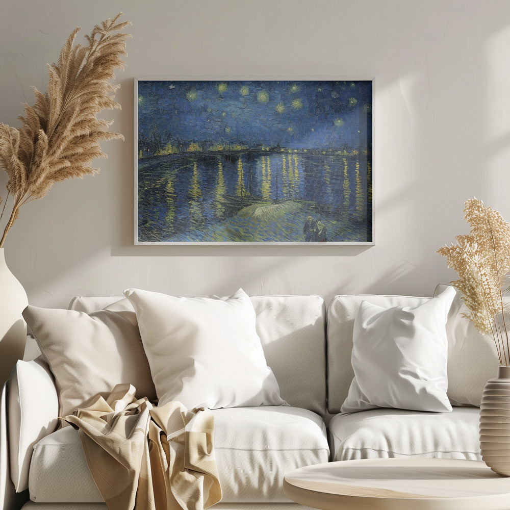 The Starry Night Over The Rhone - Poster / Art Print