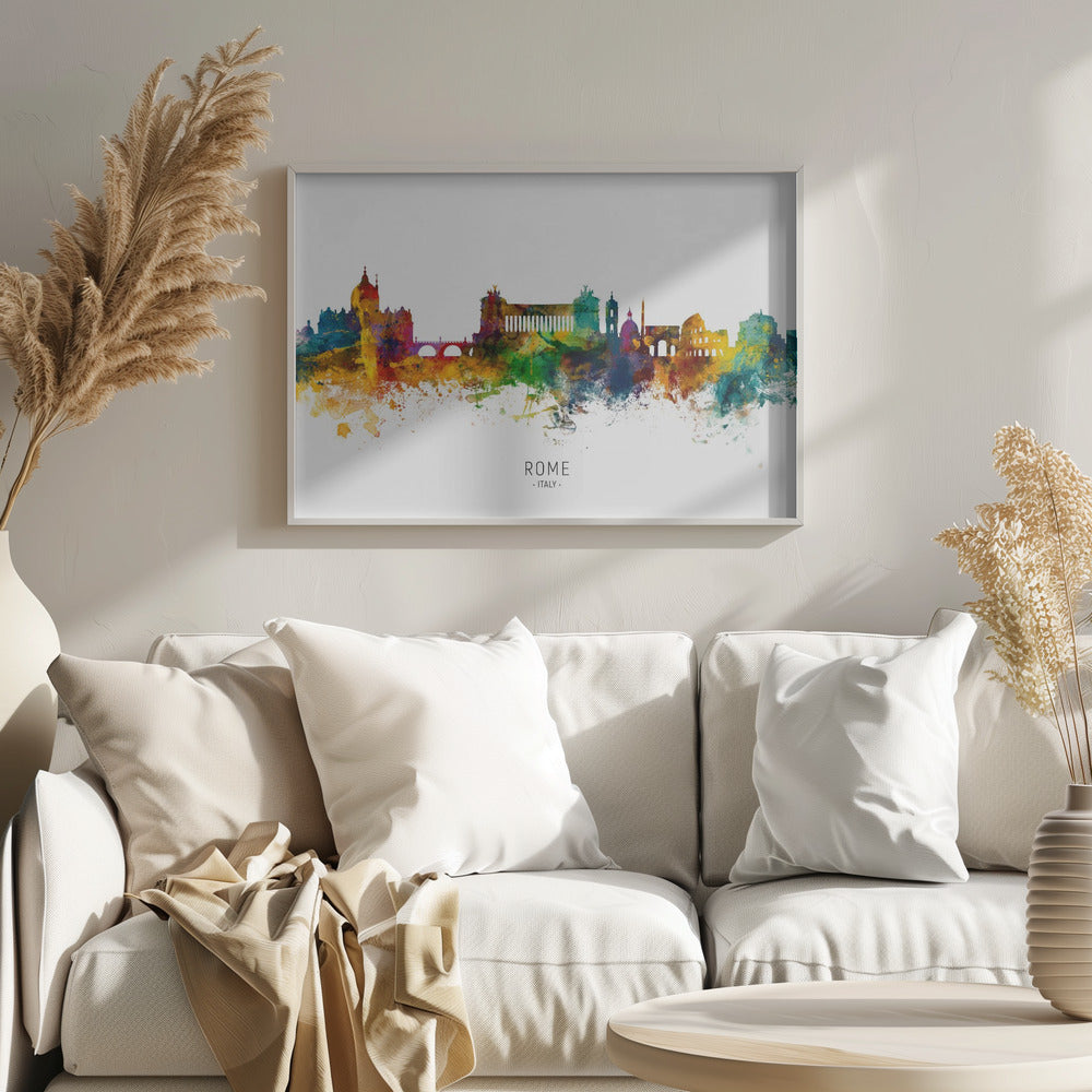 Rome Italy Skyline - Poster / Art Print