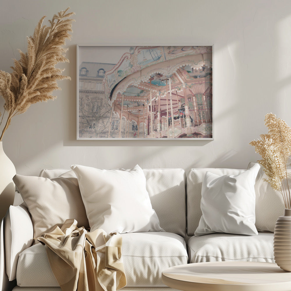 Paris Carousel - Poster / Art Print