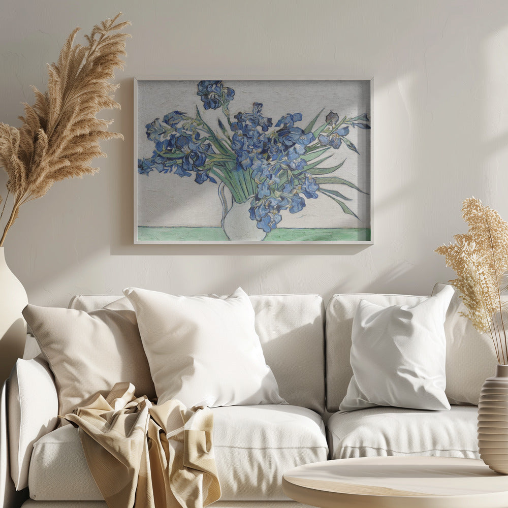 Vincent Van Gogh's Irises (1890). - Poster / Art Print