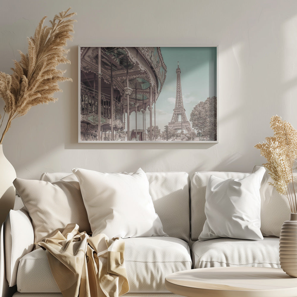 Typical Paris | urban vintage style - Poster / Art Print