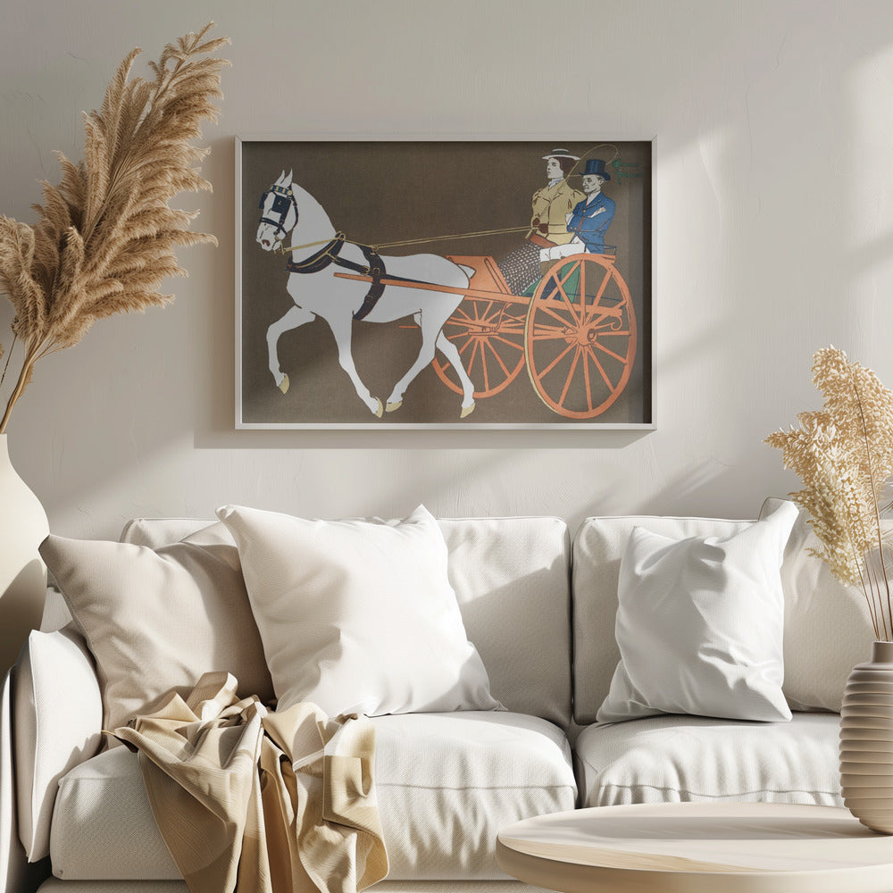 Women In Carriage (ca. 1890–1907) - Poster / Art Print