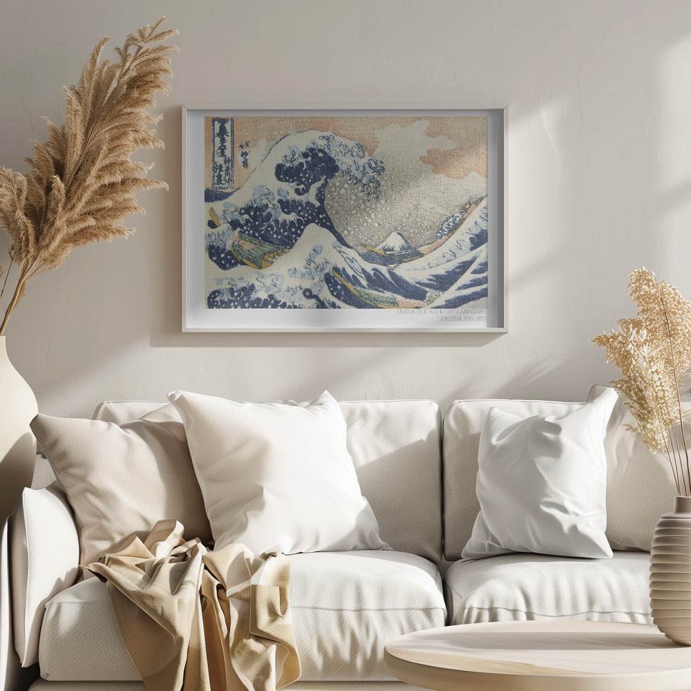 Hokusai's Under the Wave Off Kanagawa (1830 1833) - Poster / Art Print