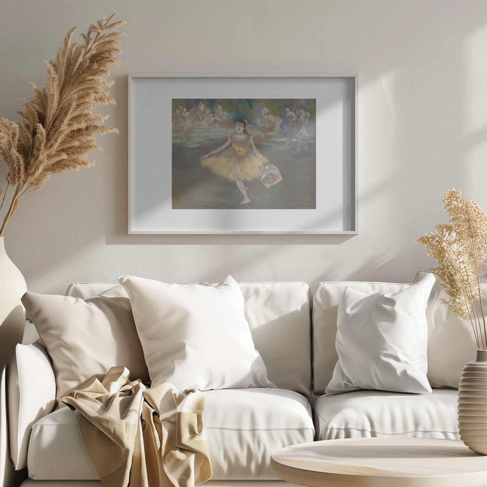 Dancer With a Bouquet - Poster / Art Print
