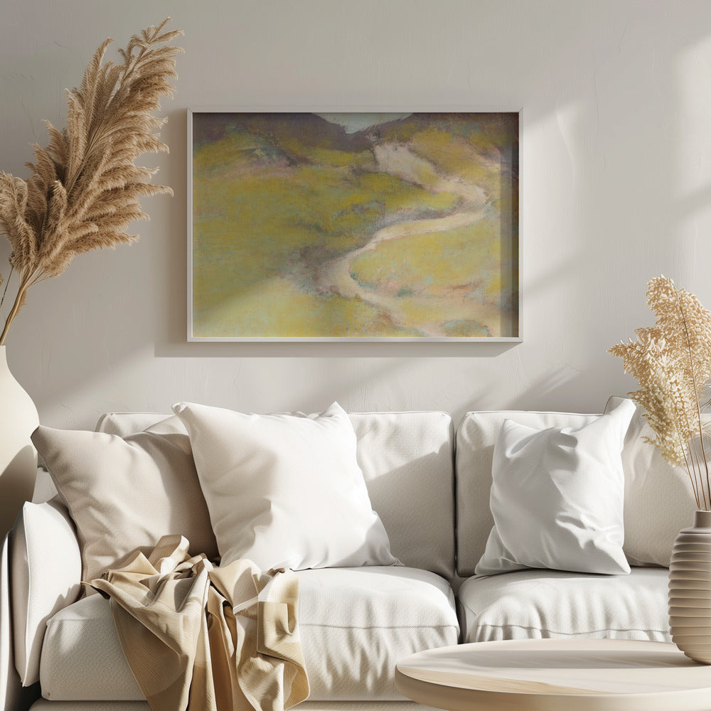 Pathway In a Field - Poster / Art Print
